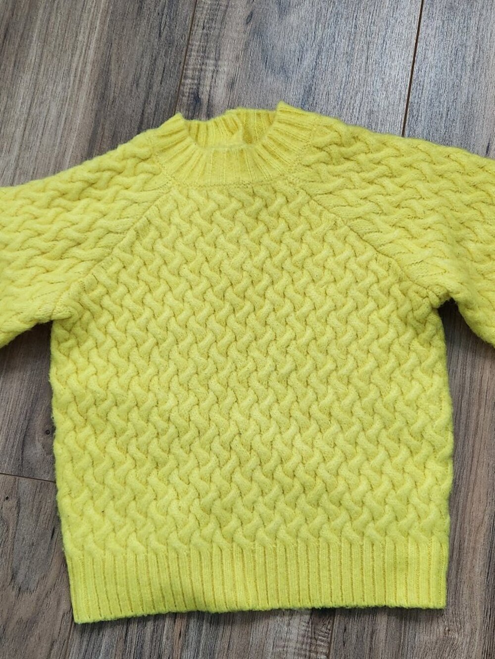 Janie and Jack Balloon Sleeve Textured Sweater Girls size 5T